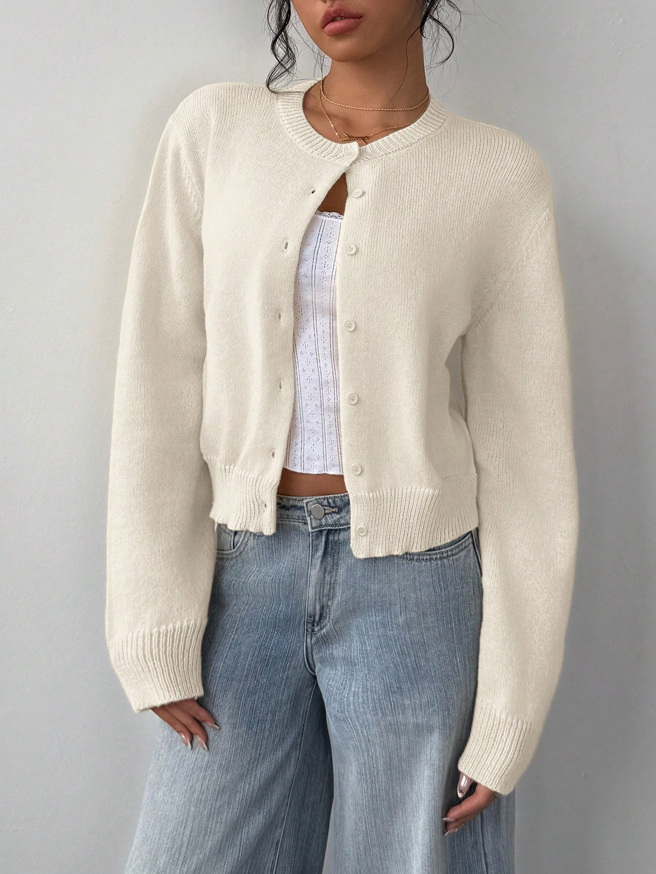 Button Up Cardigan for Women