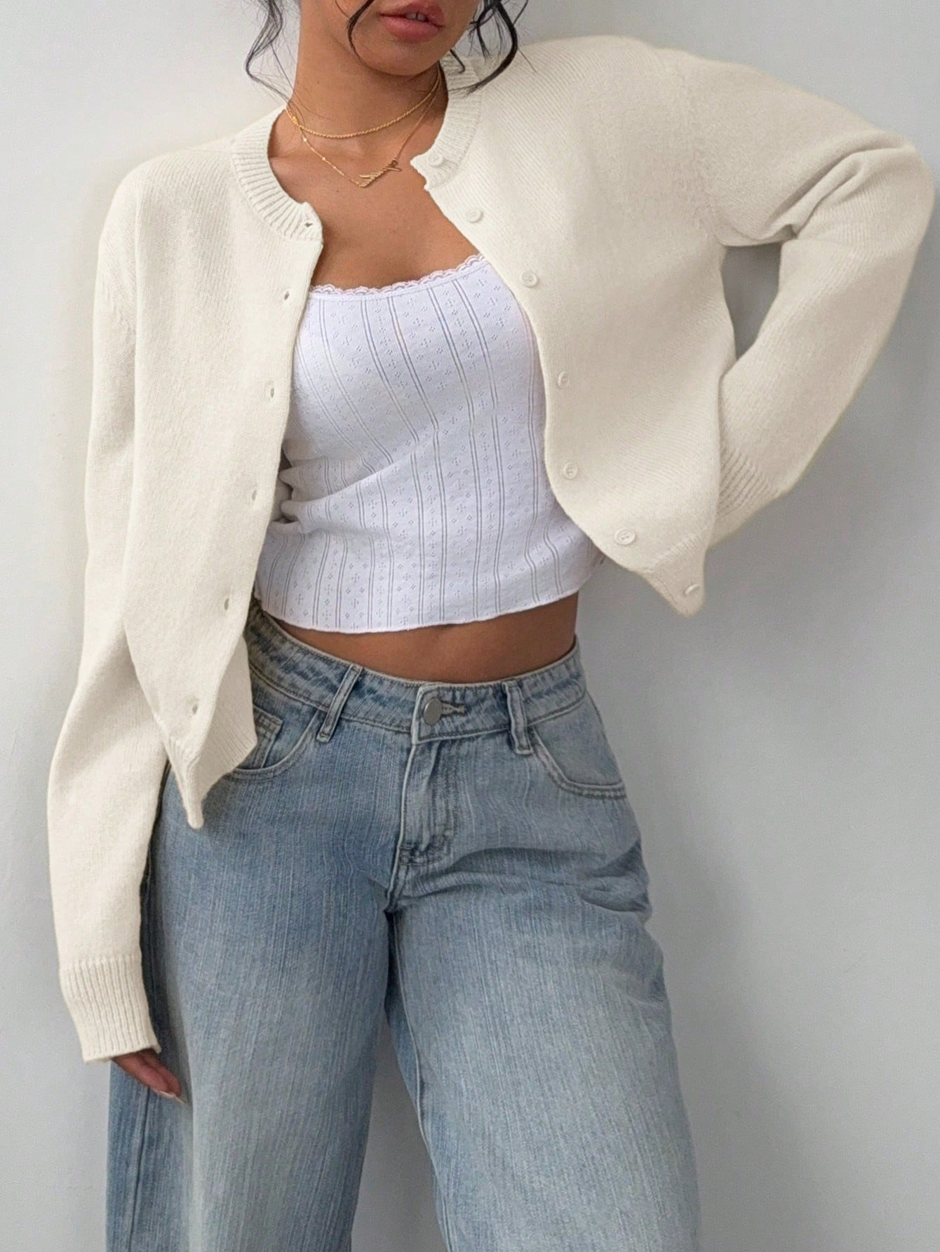 Button Up Cardigan for Women