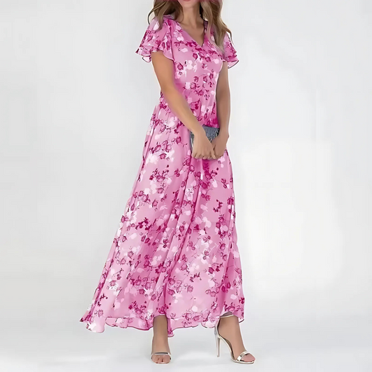 Flowy Summer Dress with a Flattering Fit for Women