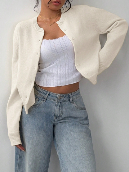 Button Up Cardigan for Women