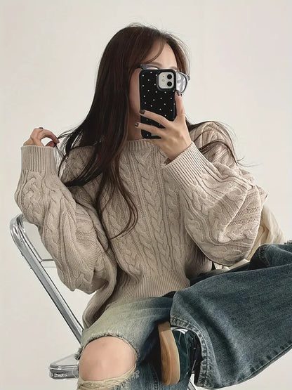 Loose Knit Sweater for Women